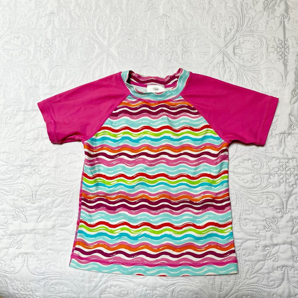Hanna Andersson Raglan Rash Guard Size 6/7 - Picture 2 of 4